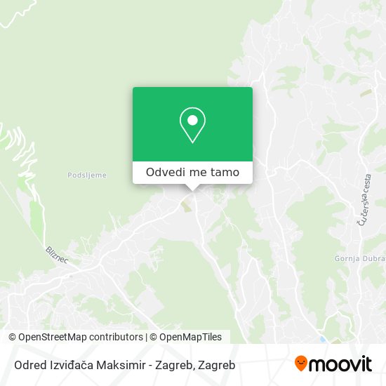 Karta Odred Izviđača Maksimir - Zagreb