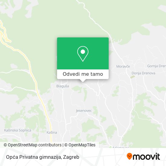 Karta Opća Privatna gimnazija
