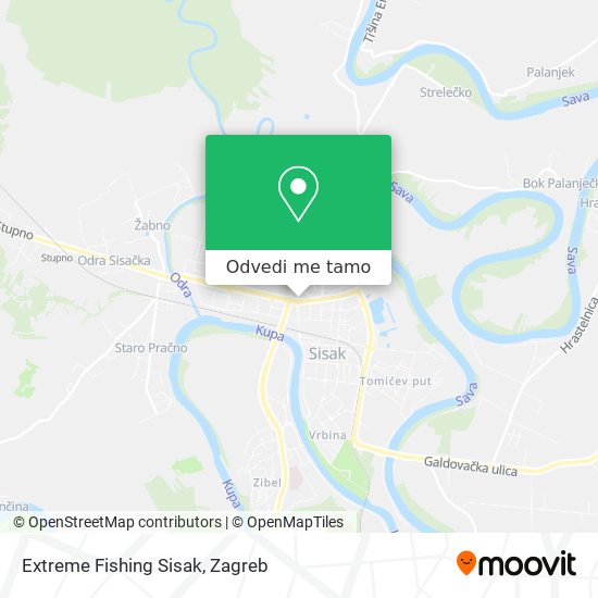 Karta Extreme Fishing Sisak