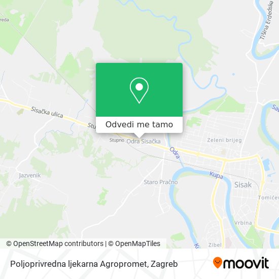 Karta Poljoprivredna ljekarna Agropromet