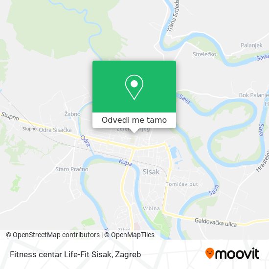 Karta Fitness centar Life-Fit Sisak