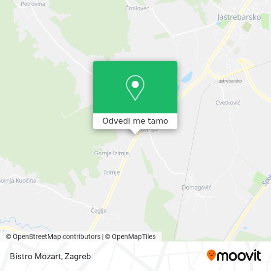 Karta Bistro Mozart