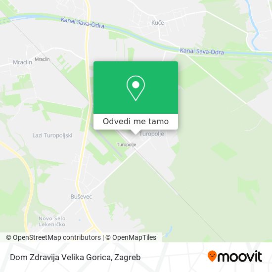 Karta Dom Zdravija Velika Gorica
