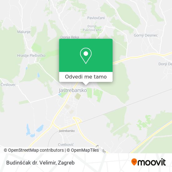 Karta Budinšćak dr. Velimir