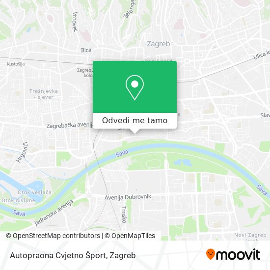 Karta Autopraona Cvjetno Šport
