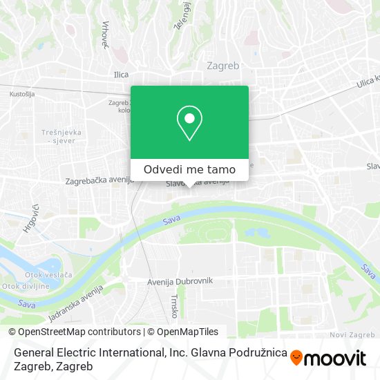 Karta General Electric International, Inc. Glavna Podružnica Zagreb