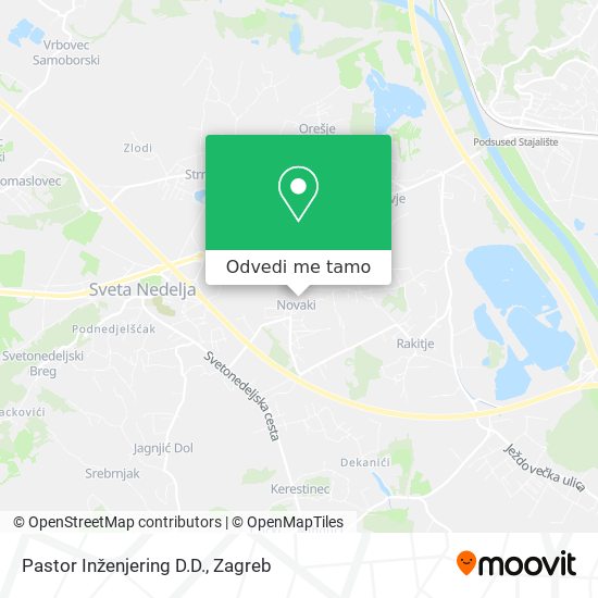 Karta Pastor Inženjering D.D.