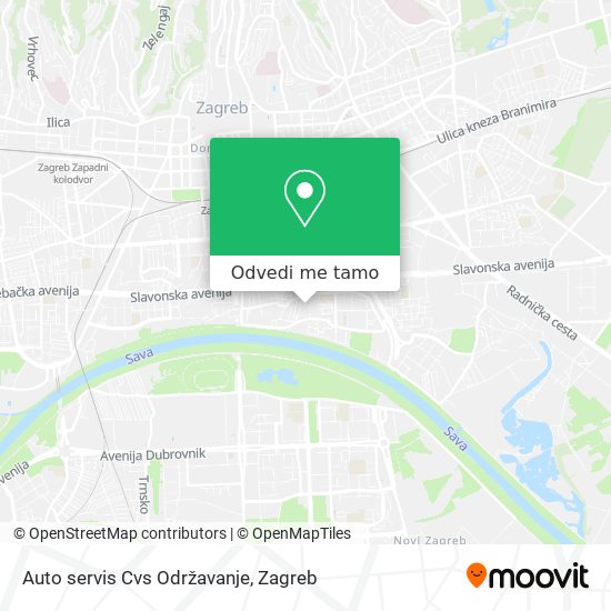 Karta Auto servis Cvs Održavanje