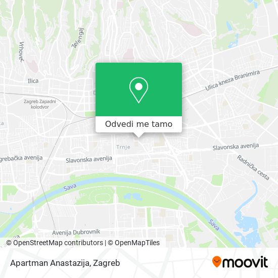Karta Apartman Anastazija