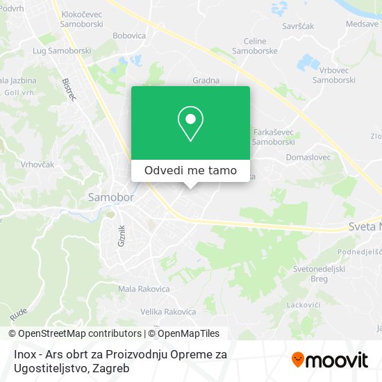 Karta Inox - Ars obrt za Proizvodnju Opreme za Ugostiteljstvo