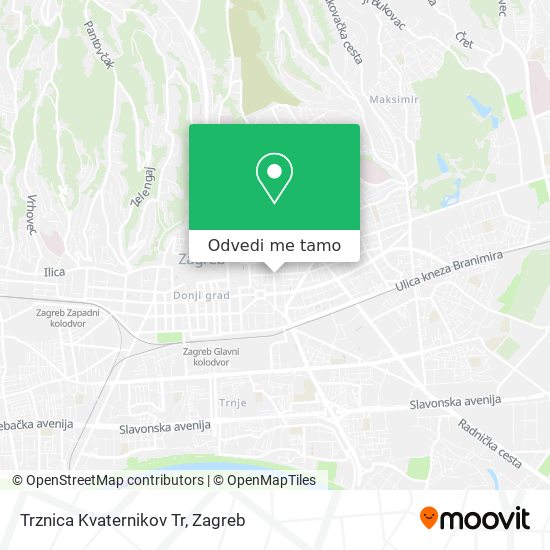 Karta Trznica Kvaternikov Tr