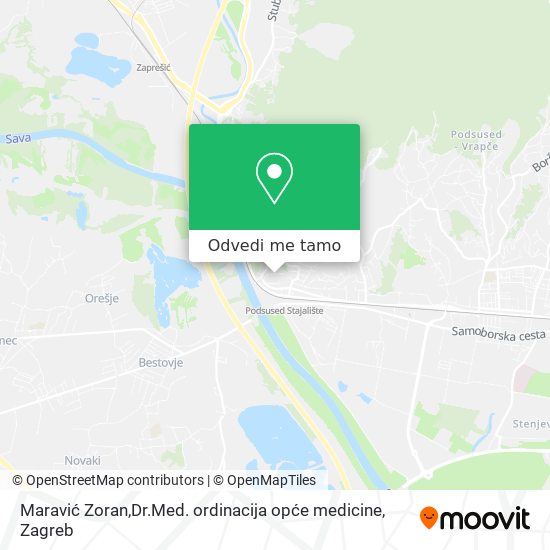 Karta Maravić Zoran,Dr.Med. ordinacija opće medicine