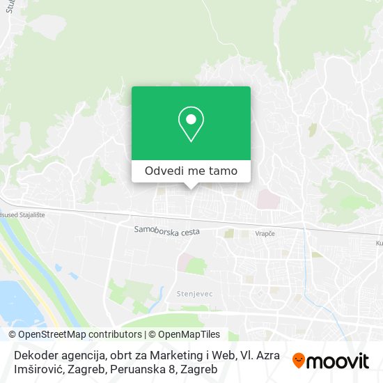 Karta Dekoder agencija, obrt za Marketing i Web, Vl. Azra Imširović, Zagreb, Peruanska 8