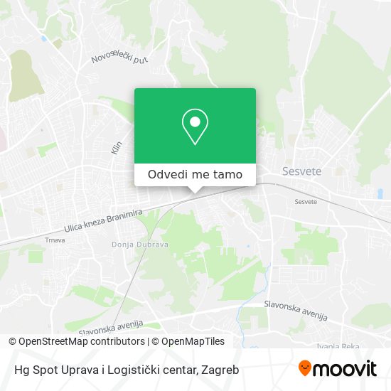 Karta Hg Spot Uprava i Logistički centar