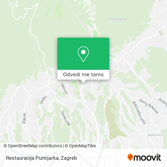 Karta Restauracija Puntijarka