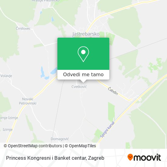 Karta Princess Kongresni i Banket centar