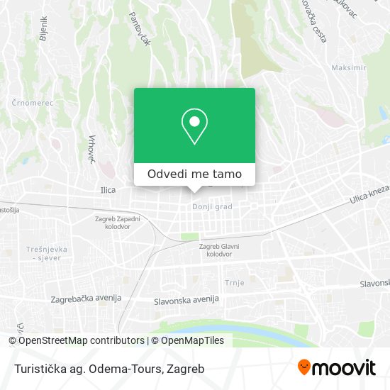 Karta Turistička ag. Odema-Tours