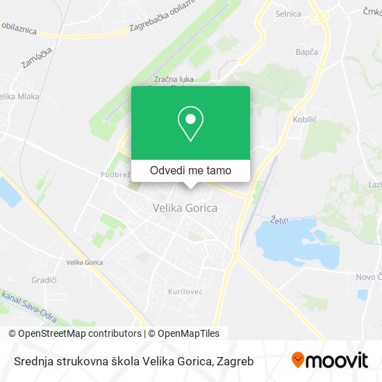 Karta Srednja strukovna škola Velika Gorica