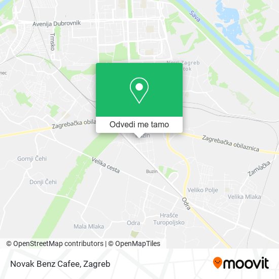 Karta Novak Benz Cafee