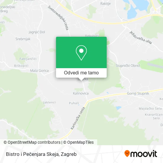 Karta Bistro i Pečenjara Skeja