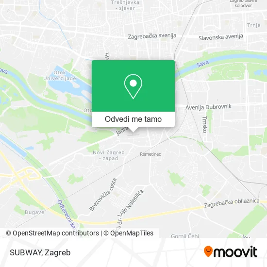 Karta SUBWAY