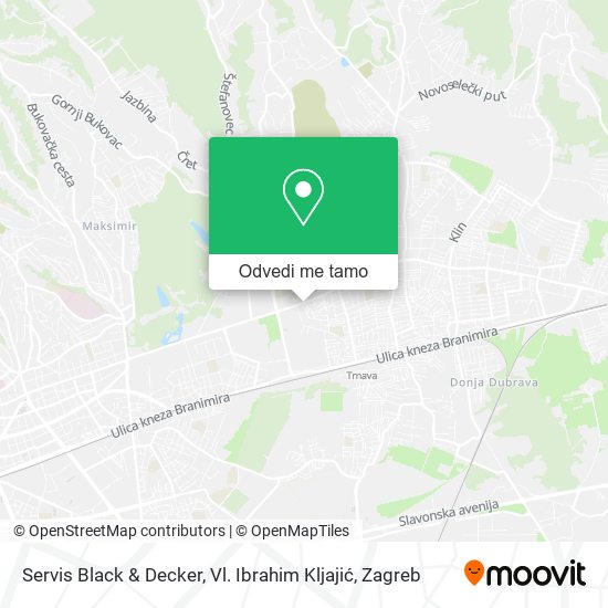 Karta Servis Black & Decker, Vl. Ibrahim Kljajić