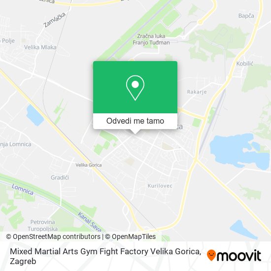 Karta Mixed Martial Arts Gym Fight Factory Velika Gorica