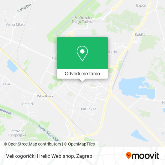 Karta Velikogorički Hrelić Web shop