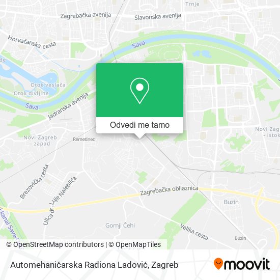 Karta Automehaničarska Radiona Ladović