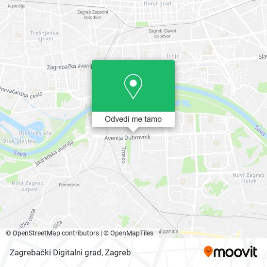 Karta Zagrebački Digitalni grad