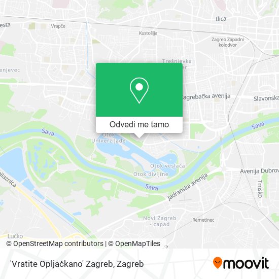 Karta 'Vratite Opljačkano' Zagreb