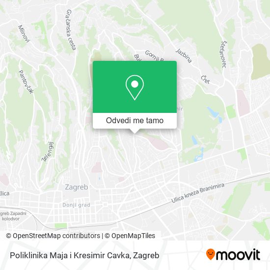Karta Poliklinika Maja i Kresimir Cavka