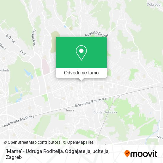 Karta 'Mame' - Udruga Roditelja, Odgajatelja, učitelja