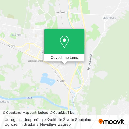 Karta Udruga za Unapređenje Kvalitete Života Socijalno Ugroženih Građana 'Nevidljivi'