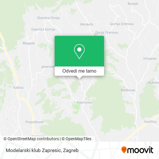 Karta Modelarski klub Zapresic