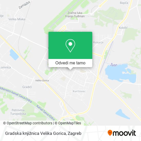Karta Gradska knjižnica Velika Gorica