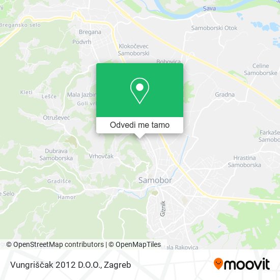 Karta Vungriščak 2012 D.O.O.