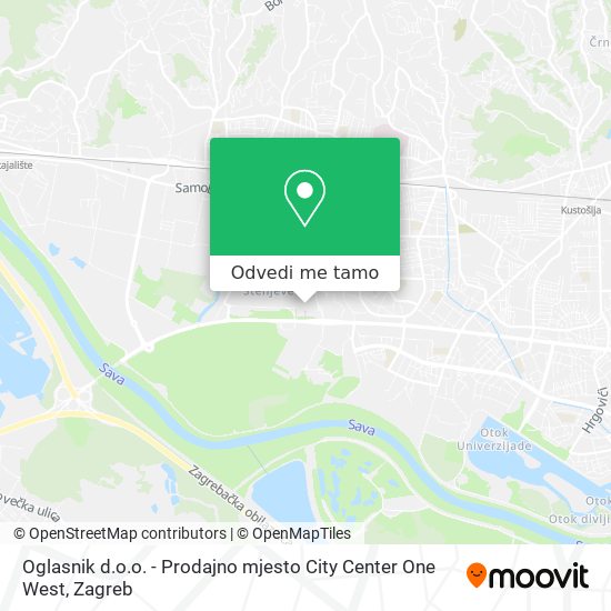 Karta Oglasnik d.o.o. - Prodajno mjesto City Center One West