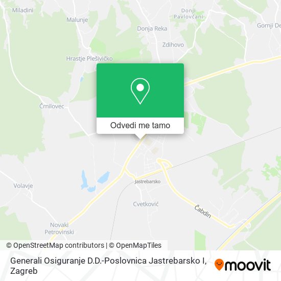 Karta Generali Osiguranje D.D.-Poslovnica Jastrebarsko I