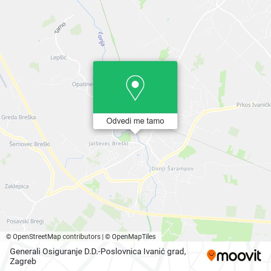 Karta Generali Osiguranje D.D.-Poslovnica Ivanić grad