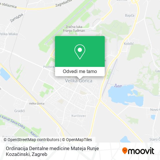 Karta Ordinacija Dentalne medicine Mateja Runje Kozačinski