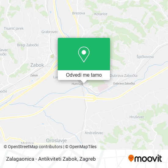 Karta Zalagaonica - Antikviteti Zabok