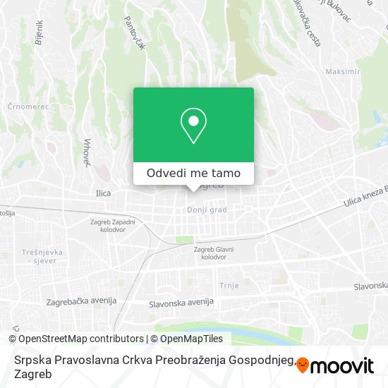 Karta Srpska Pravoslavna Crkva Preobraženja Gospodnjeg