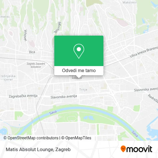 Karta Matis Absolut Lounge