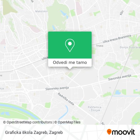 Karta Graficka škola Zagreb