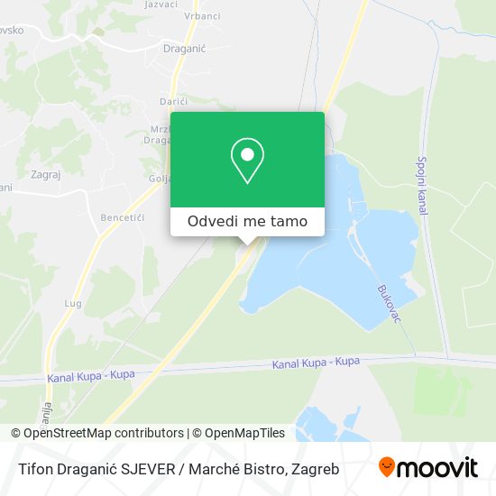Karta Tifon Draganić SJEVER  / Marché Bistro