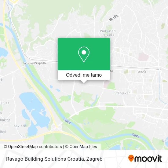 Karta Ravago Building Solutions Croatia
