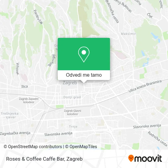 Karta Roses & Coffee Caffe Bar