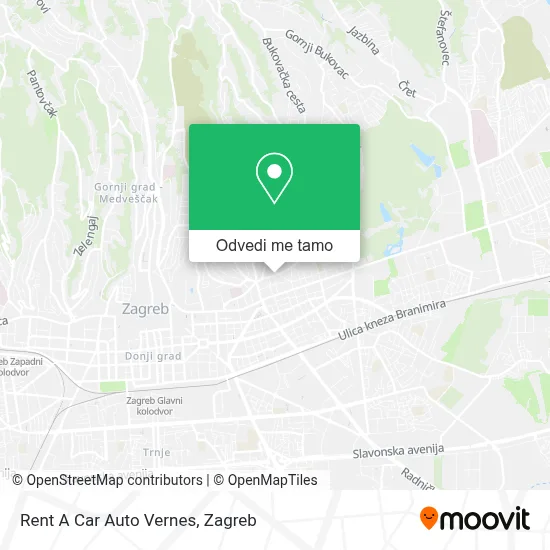 Karta Rent A Car Auto Vernes
