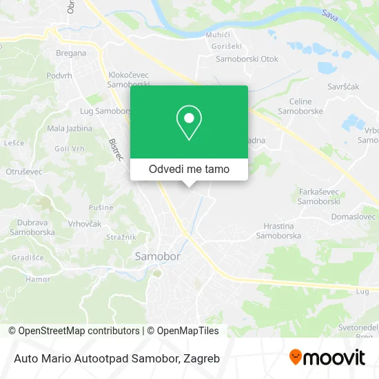 Karta Auto Mario Autootpad Samobor